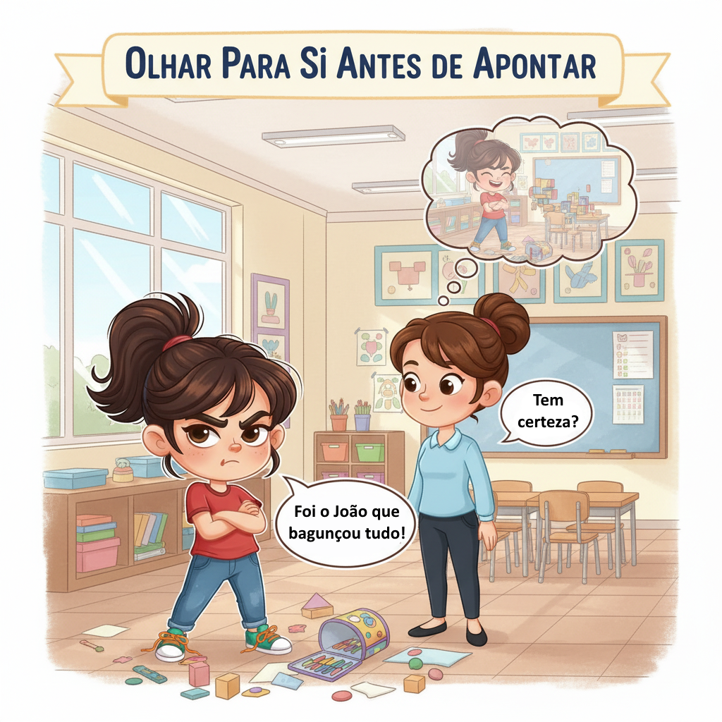 Ilustração do capítulo: “Olhar Para Si Antes de Apontar”