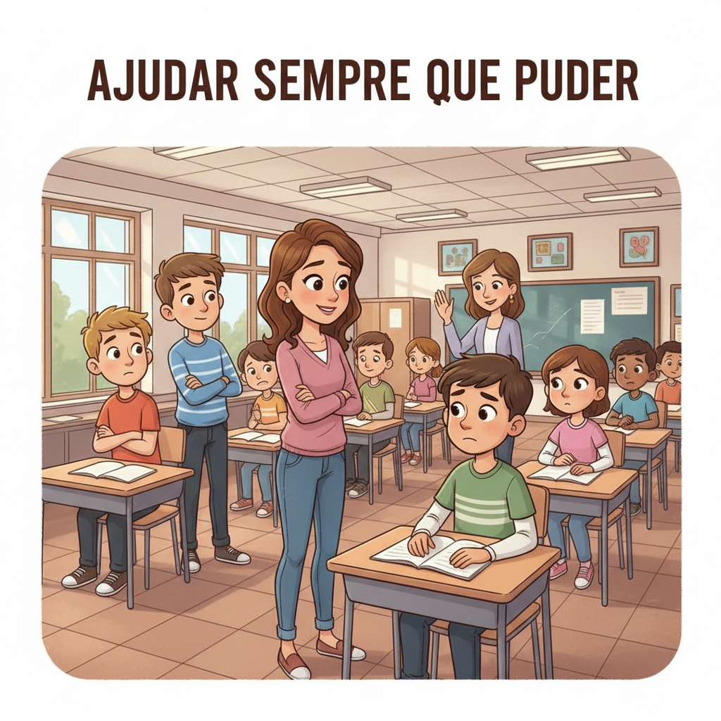 Ilustração do capítulo: “Ajudar Sempre que Puder”