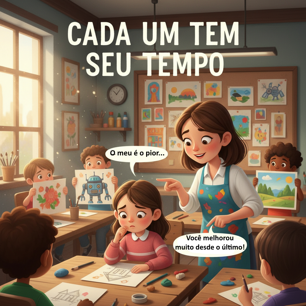 Ilustração do capítulo: “Cada Um Tem Seu Tempo”